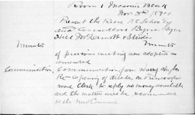 3-Nov-1894 Meeting Minutes pdf thumbnail