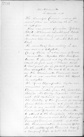21-Nov-1896 Meeting Minutes pdf thumbnail