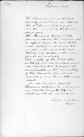 5-Jun-1897 Meeting Minutes pdf thumbnail