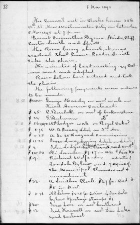 5-Nov-1898 Meeting Minutes pdf thumbnail