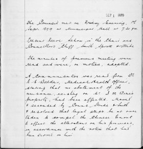 1-Sep-1899 Meeting Minutes pdf thumbnail