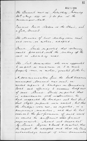 26-Aug-1899 Meeting Minutes pdf thumbnail