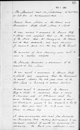 4-Nov-1899 Meeting Minutes pdf thumbnail