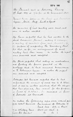9-Sep-1899 Meeting Minutes pdf thumbnail
