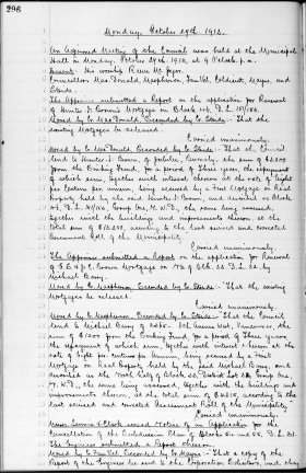 27-Oct-1913 Meeting Minutes pdf thumbnail