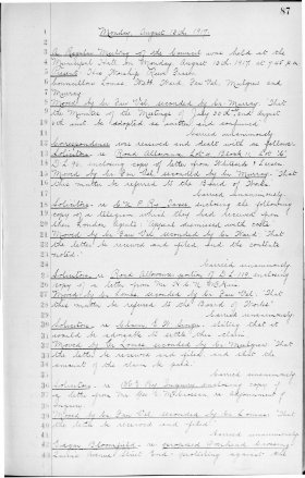 13-Aug-1917 Meeting Minutes pdf thumbnail