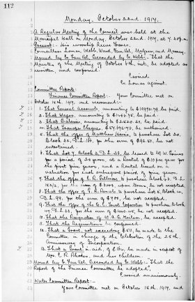 22-Oct-1917 Meeting Minutes pdf thumbnail