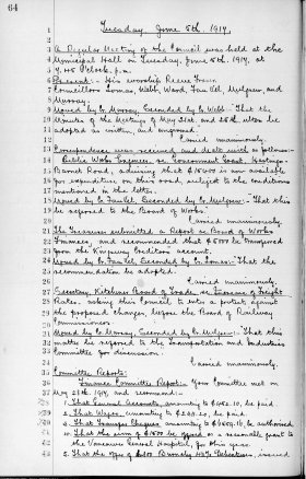 5-Jun-1917 Meeting Minutes pdf thumbnail
