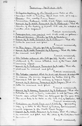 2-Apr-1918 Meeting Minutes pdf thumbnail