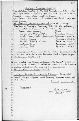 21-Jan-1918 Meeting Minutes pdf thumbnail