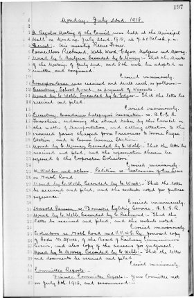 22-Jul-1918 Meeting Minutes pdf thumbnail