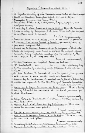 23-Dec-1918 Meeting Minutes pdf thumbnail