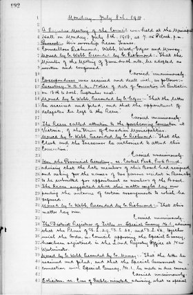 8-Jul-1918 Meeting Minutes pdf thumbnail