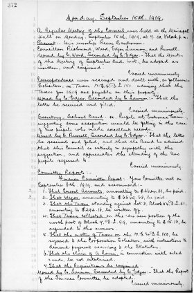 15-Sep-1919 Meeting Minutes pdf thumbnail