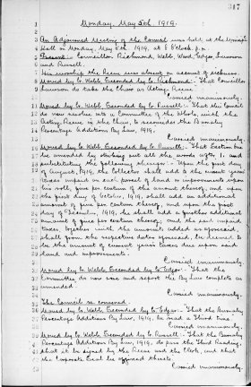 5-May-1919 Meeting Minutes pdf thumbnail