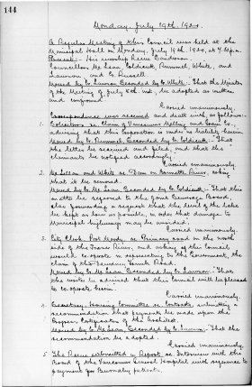 19-Jul-1920 Meeting Minutes pdf thumbnail