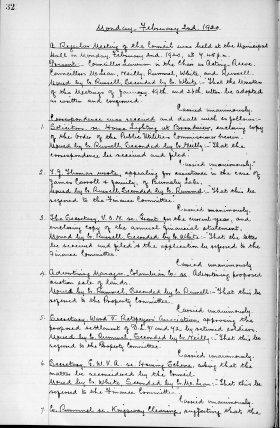 2-Feb-1920 Meeting Minutes pdf thumbnail
