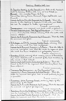 10-Oct-1921 Meeting Minutes pdf thumbnail