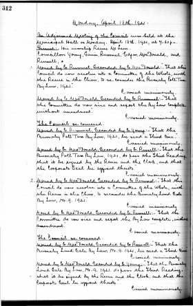 18-Apr-1921 Meeting Minutes pdf thumbnail