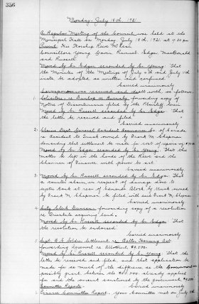 18-Jul-1921 Meeting Minutes pdf thumbnail