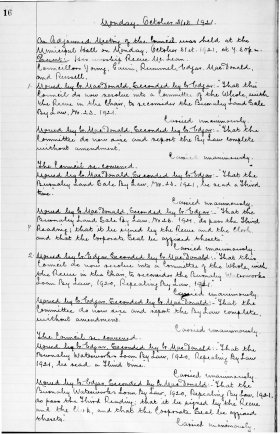 31-Oct-1921 Meeting Minutes pdf thumbnail