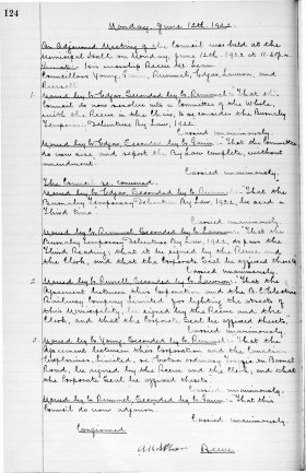 12-Jun-1922 Meeting Minutes pdf thumbnail
