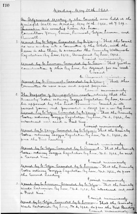15-May-1922 Meeting Minutes pdf thumbnail