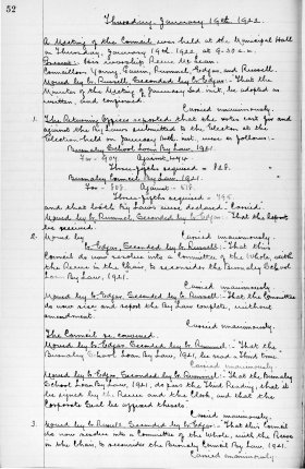 19-Jan-1922 Meeting Minutes pdf thumbnail