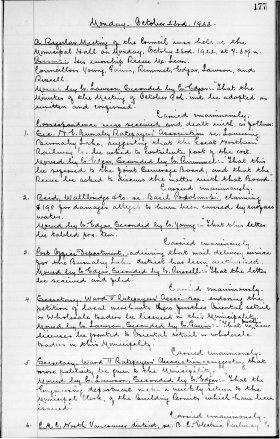 23-Oct-1922 Meeting Minutes pdf thumbnail