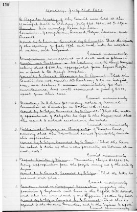 31-Jul-1922 Meeting Minutes pdf thumbnail
