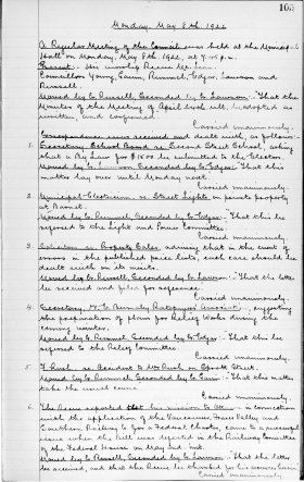 8-May-1922 Meeting Minutes pdf thumbnail