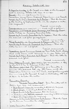 9-Oct-1922 Meeting Minutes pdf thumbnail