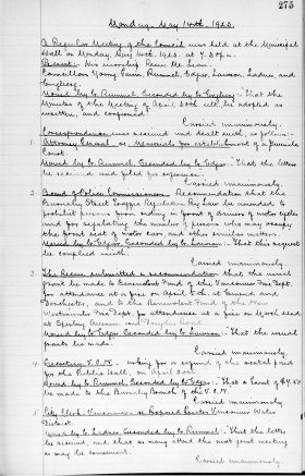14-May-1923 Meeting Minutes pdf thumbnail