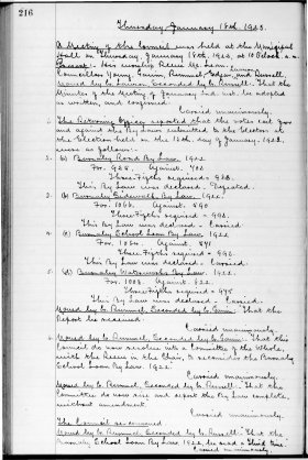 18-Jan-1923 Meeting Minutes pdf thumbnail