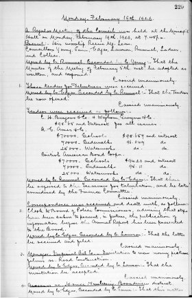 19-Feb-1923 Meeting Minutes pdf thumbnail