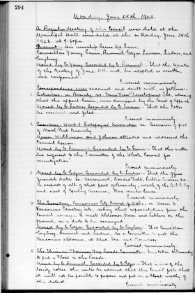 25-Jun-1923 Meeting Minutes pdf thumbnail