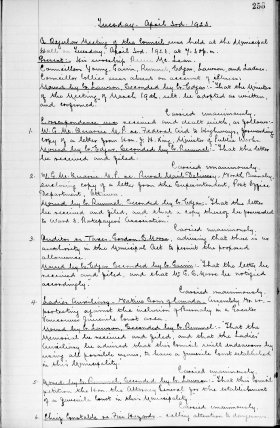 3-Apr-1923 Meeting Minutes pdf thumbnail