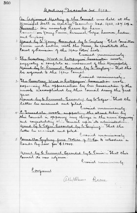 3-Dec-1923 Meeting Minutes pdf thumbnail