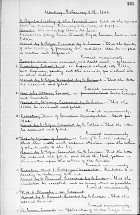 5-Feb-1923 Meeting Minutes pdf thumbnail