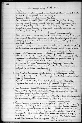 26-May-1924 Meeting Minutes pdf thumbnail