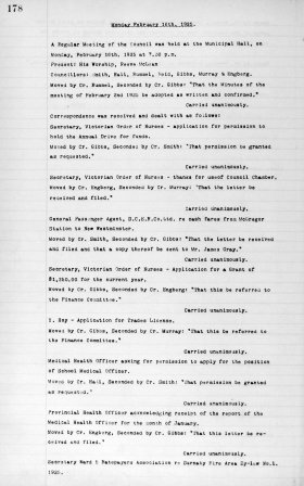 16-Feb-1925 Meeting Minutes pdf thumbnail