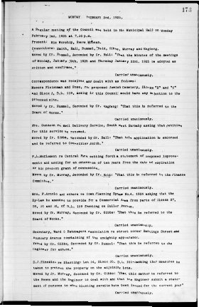 2-Feb-1925 Meeting Minutes pdf thumbnail