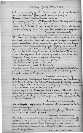 20-Jul-1925 Meeting Minutes pdf thumbnail