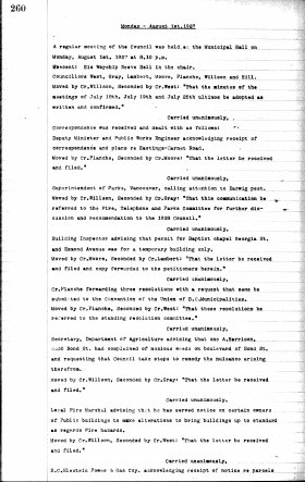 1-Aug-1927 Meeting Minutes pdf thumbnail