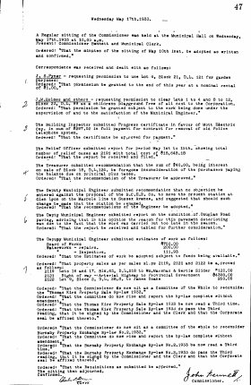 17-May-1933 Meeting Minutes pdf thumbnail