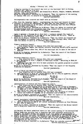 1-Feb-1943 Meeting Minutes pdf thumbnail