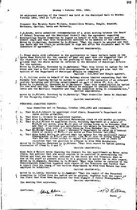 18-Oct-1943 Meeting Minutes pdf thumbnail