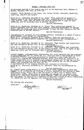 12-Feb-1951 Meeting Minutes pdf thumbnail