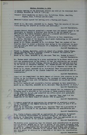 1-Nov-1954 Meeting Minutes pdf thumbnail