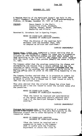 27-Nov-1961 Meeting Minutes pdf thumbnail